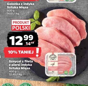Netto Sznycel z fileta z piersi indyka sztuka mięsa oferta