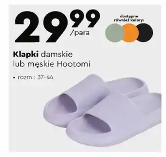 Biedronka Klapki damskie lub męskie Hootomi • rozm.: 37-44 oferta