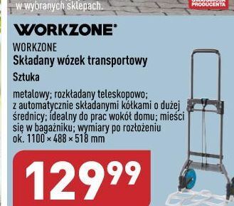 ALDI Wózek transportowy składany do 90 kg workzone oferta