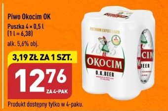 ALDI Piwo okocim o.k. beer oferta