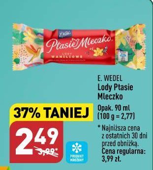 ALDI Lody waniliowe e. wedel ptasie mleczko oferta