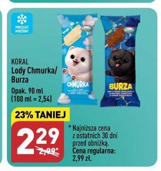 ALDI Lód chmurka koral oferta