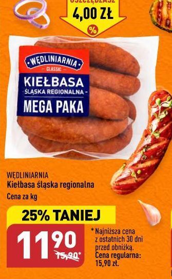 ALDI Kiełbasa śląska regionalna wędliniarnia classic oferta