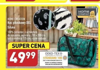 ALDI Koc piknikowy 200 x cm home creation oferta