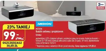 ALDI Budzik z projektorem medion oferta