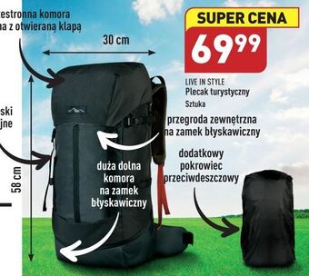 ALDI Plecak turystyczny live in style oferta