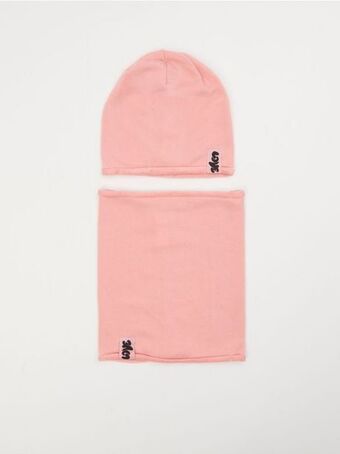 Sinsay Komplet: czapka i komin oferta