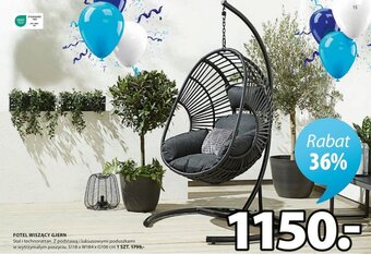 JYSK FOTEL WISZĄCY GJERN 1szt. oferta