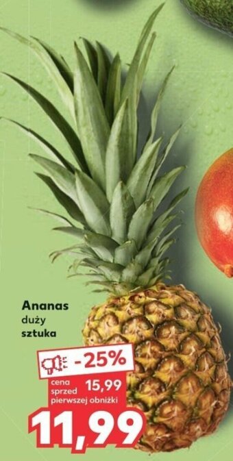 Kaufland Ananas duży sztuka oferta