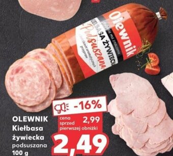 Kaufland OLEWNIK Kiełbasa żywiecka podsuszana 100 g oferta