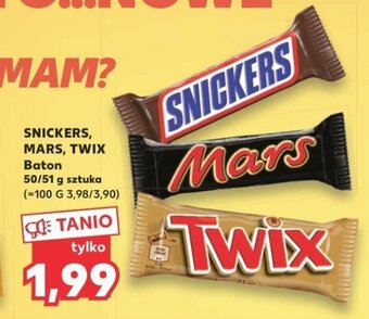 Kaufland SNICKERS, MARS, TWIX Baton 50/51g oferta
