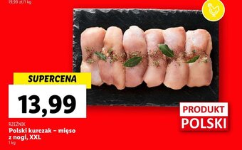 Lidl RZEŹNIK Polski kurczak - mięso z nogi, XXL 1 kg oferta