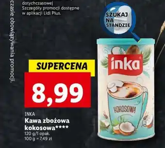 Lidl Inka Kawa zbożowa kokosowa 120 g oferta