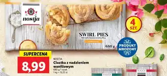 Lidl NOSTJA Ciastka z nadzieniem waniliowym 680 g oferta