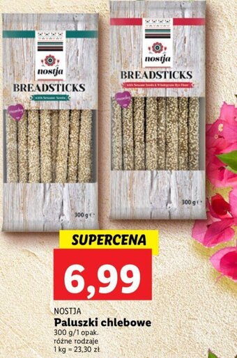 Lidl Nostja Paluszki chlebowe 300g oferta