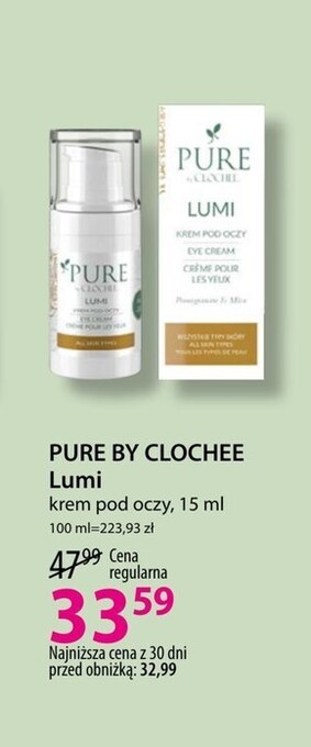 Hebe Krem pod oczy pure by clochee oferta