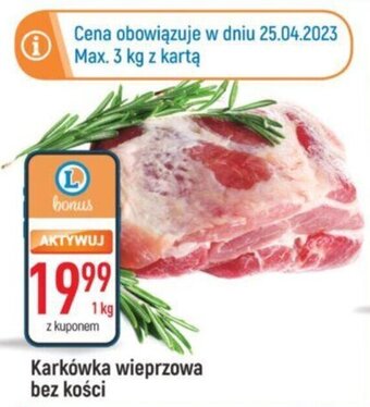 E.Leclerc Karkówka wieprzowa bez kości 1kg oferta