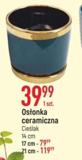 E.Leclerc Cieślak Osłonka ceramiczna 17cm oferta
