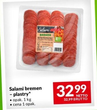 Makro Salami bremen - plastry 1kg oferta