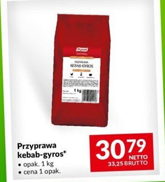 Makro Przyprawa kebab-gyros 1kg oferta