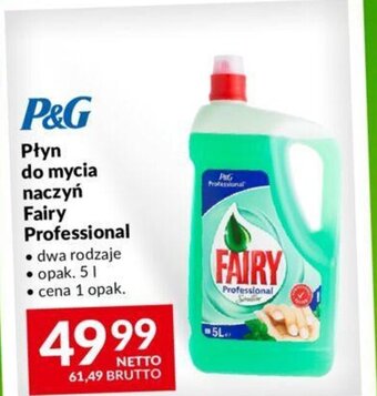 Makro P&G Płyn do mycia naczyń Fairy Professional 5l oferta