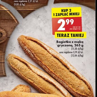 Biedronka Bagietka z mąką gryczaną oferta