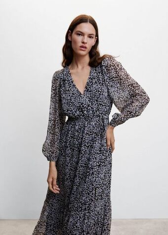 MANGO Sukienka w kwiaty oferta