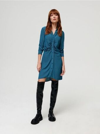 Sinsay Sukienka mini koszulowa oferta