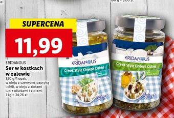 Lidl Ser w kostkach z papryką i chilli eridanous oferta