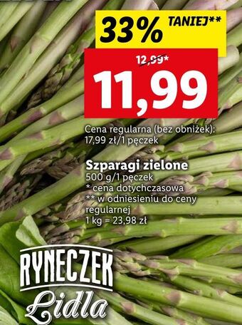 Lidl Szparagi zielone oferta