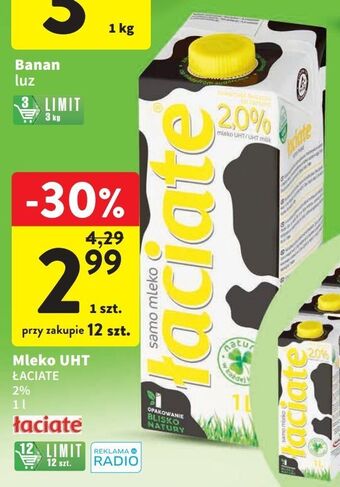 Intermarche Mleko 2% łaciate oferta