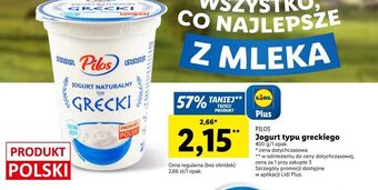 Lidl Jogurt grecki pilos oferta