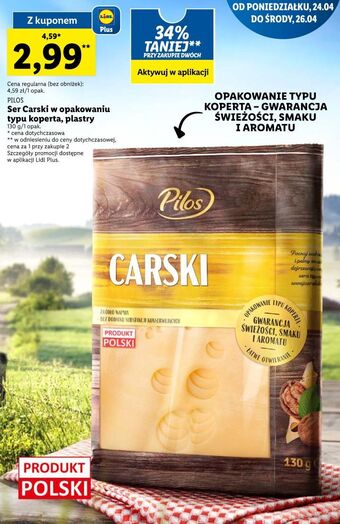 Lidl Ser carski pilos oferta