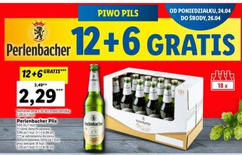 Lidl Piwo perlenbacher pils oferta