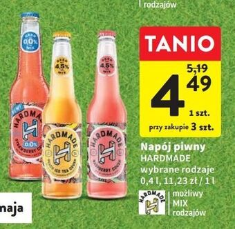 Intermarche Piwo hardmade peach ice tea crush oferta