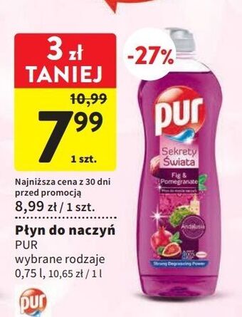 Intermarche Płyn do naczyń figa i granat pur sekrety świata oferta