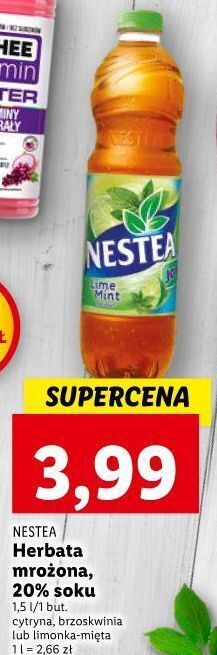 Lidl Herbata mrożona lemon nestea oferta