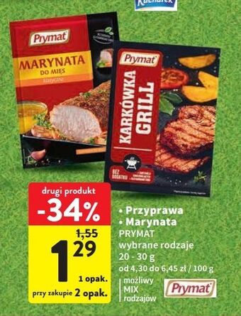 Intermarche Przyprawa do karkówki prymat grill oferta
