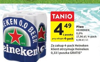Intermarche Piwo heineken 0.0% oferta