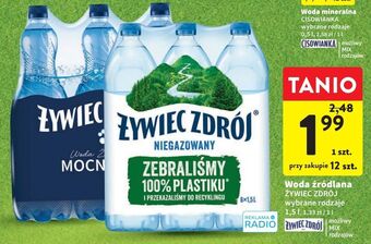 Intermarche Woda niegazowana żywiec zdrój oferta