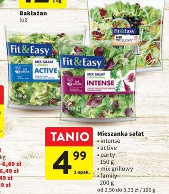 Intermarche Mieszanka sałat active fit & easy oferta