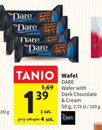 Intermarche Wafelek w ciemnej czekoladzie eti dare oferta