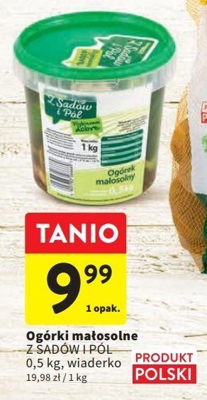 Intermarche Ogórek małosolny z sadów i pól oferta