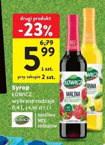 Intermarche Syrop malinowy łowicz oferta