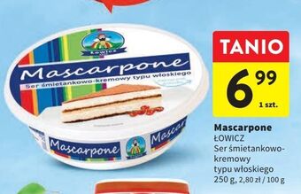 Intermarche Ser mascarpone łowicz 1906 oferta