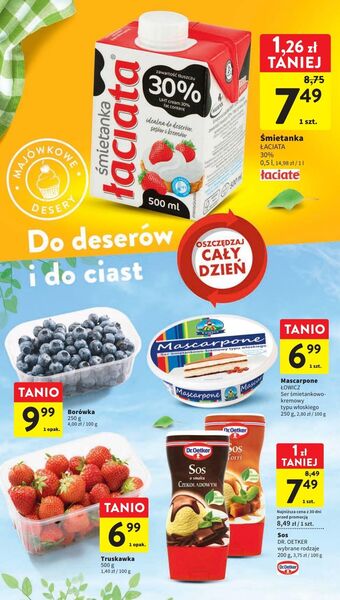 Intermarche Śmietanka 30 % łaciata oferta