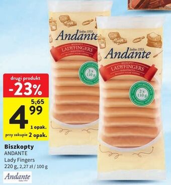 Intermarche Biszkopty lady fingers andante oferta