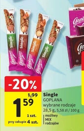 Intermarche Baton salto caramel goplana single oferta