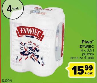 Carrefour Express Piwo żywiec jasne pełne oferta