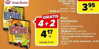 Carrefour Piwo desperados oferta